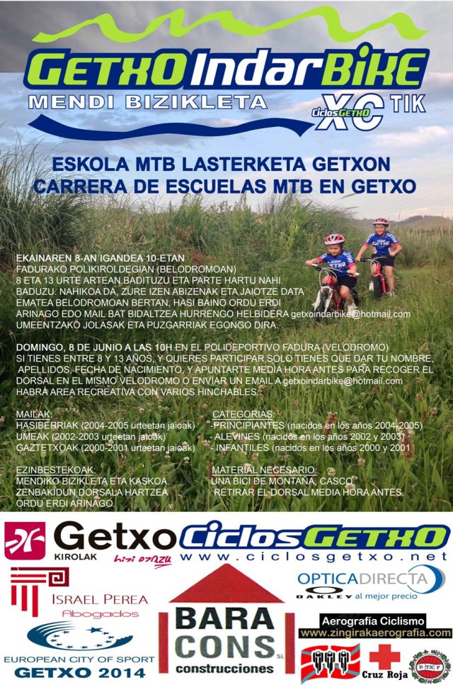 cartel Open de Euskadi Getxo 2014 niños